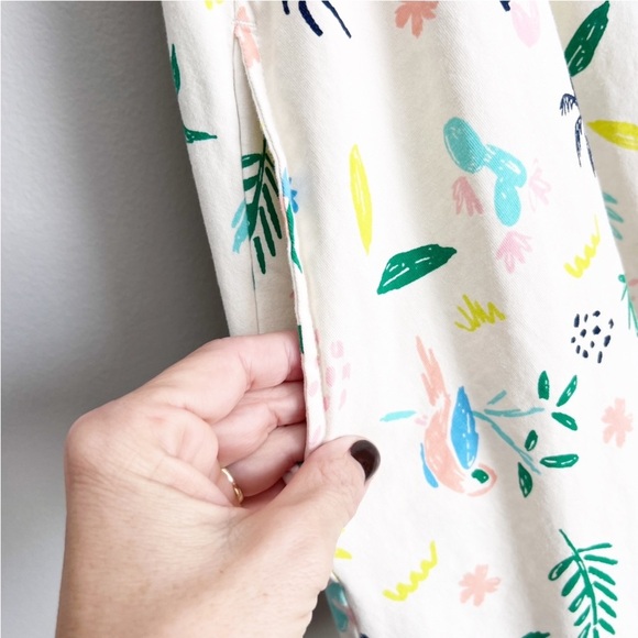 Hanna Andersson Girls Dress Palm Tree Flamingo Beachy Vacation tropical 10 140 - Picture 4 of 4